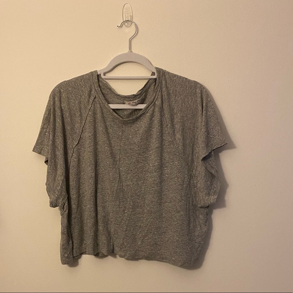 Gray, We The Free, Cropped TShirt